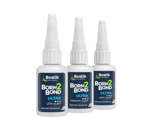 Adhésif instantané Bostik Born2Bond ULTRA - Colles cyanoacrylates sans pictogramme CLP